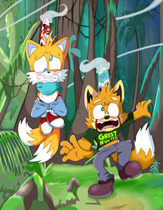 Ghost Hunting Files - Wedgies in the Forest! (Commission) by EmperorCharmy