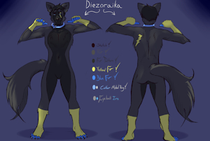 Diezoraika - Ref Sheet by Eron2