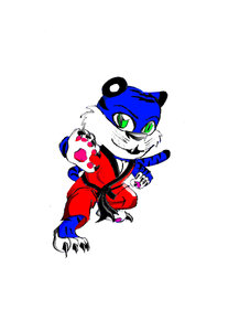 Blue Tiger Cub by StealthSneak1