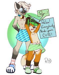Boys in Skirts 2 by AvogadroToast