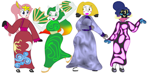 Kimono Party Pop by CleverDerpy