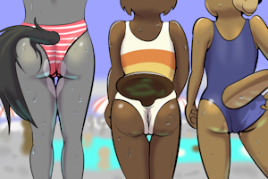 Pool wedgies by ThunderousErections