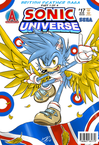 Oliver the Porcupine new Design - Sonic Universe Front Page. by therealshadow