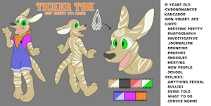 Ticker roo boi (ref sheet) by Cake