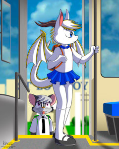 Kyorg's first day at St Lovejoy by krezz