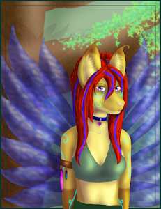 Portrait of a Faerie by hazyconfessions