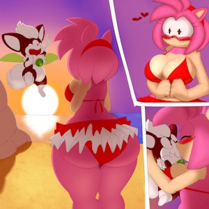 Kiss and Sunset by Denizen1414