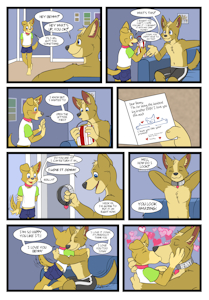 Joshy & Benny First Time comic final page by kibaru