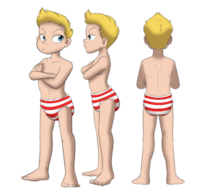Sebastian t-diaper - by Tato by wolfcub1975