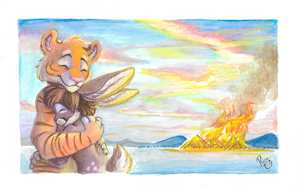 Dust and Fire by pandapaco
