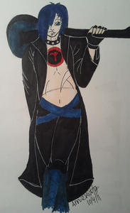 Flat color Single character -Human- by anniekitty