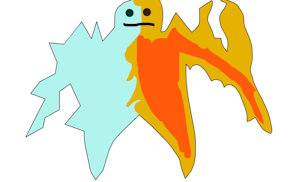 Hikori: a Fire/Ice Type Pok&eacute;mon I made by Boz