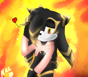Gift: Osiris in the pink sweater by BoltThePokemon