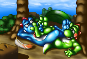 [SCENE] Yoshis by Ausup