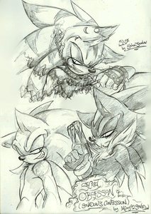 Secret Obsession Comic (cover) by Mimy92Sonadow