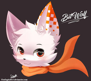 BitWolf [ArtGift] by FireEagle2015