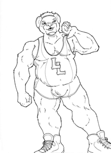 Wrestler Fratbear by Beachfox