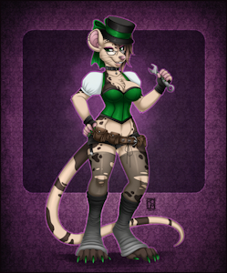 Color Steampunk Saranya by kittensnark