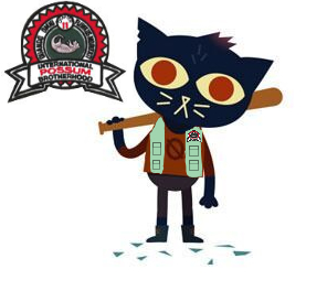 New member to Possum Lodge: Mae Borowski by logbed