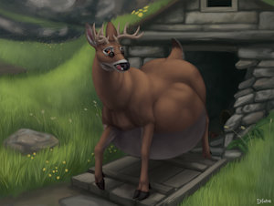 A Whole Lot of Deer by Difetra