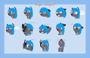 Angel Telegram Stickers by AngelCandy92