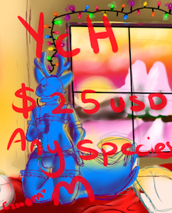 Christmas YCH 2018 (open) by Ezza