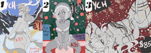 Christmas YCH 1,2,3- Open by BunnyWhiskerz