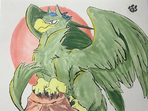Land of the Rising Gryphon by RyaArt