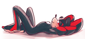 Slightly embarrassed edgehog doodle by prisonhall