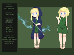 Arcane Archer Mayumi Moonshade by JinnaiKOD