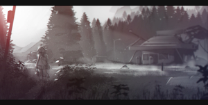 Old Fuel station by AngeleHidden