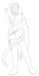 Gage Anthro Inking by EbonyAlec