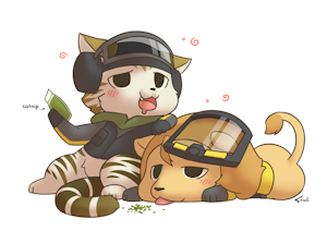 Bandit & Lion by SoulCat