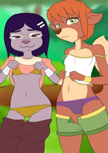 Carla and Jessye by joykill