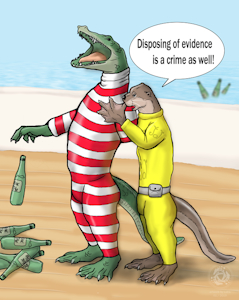 Commission / Disposing of evidence by lutra1975