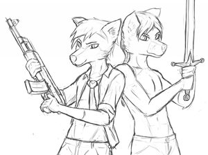 Cale and Jared by Cyndon