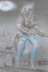Gunchick - Jenna-Zombie survivor by Swift47