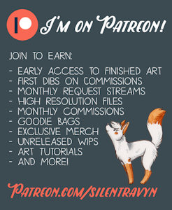 I'm on Patreon! by SilentRavyn