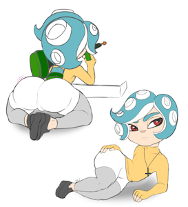 Octoling Boy OC by BlackWhiplash