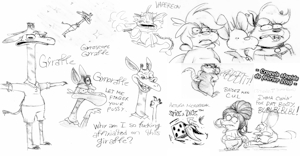 An Assortment of Mostly Stupid Doodles by JusuTengu