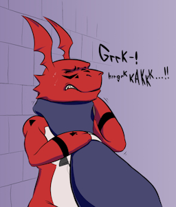 Guilmon throatlift by DarkChum