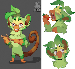 Grookey by Ragnarosslyng