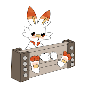 A Stocked Scorbunny (+ TICKLING ALT) by TeeGeeTea