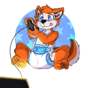 gaming wolf by SweaWolf