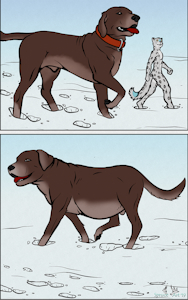 Watching The Neighbor's Dog by SpruceTheDeer