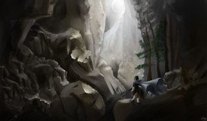 Commission - Ravine Wanderer - Bayzan by Bayzan