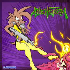 Alice as Karla from Alien Storm by alhedgehog