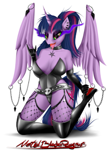 Full Dark Metal Princess by MetalBladePegasus