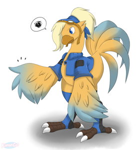 finger feathers by RivvonCat