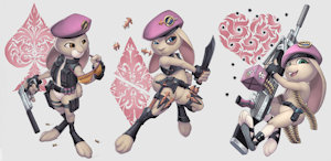 "The Pink Berets Upgrade"  by Loupgaru by MooseJam